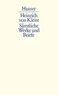 Buchcover Sämtliche Werke und Briefe Bd. 1-3