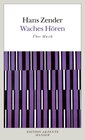 Buchcover Waches Hören. Über Musik