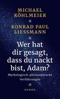 Buchcover Wer hat dir gesagt, dass du nackt bist, Adam?