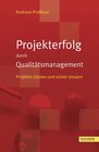 Buchcover Projekterfolg durch Qualitätsmanagement