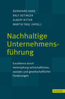 Buchcover Nachhaltige Unternehmensführung
