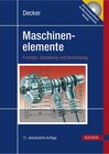 Buchcover Decker Maschinenelemente