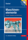 Buchcover Decker Maschinenelemente