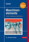 Buchcover Decker Maschinenelemente