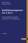 Buchcover Qualitätsmanagement von A - Z