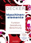 Buchcover Decker Maschinenelemente