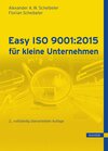 Buchcover Easy ISO 9001:2015 für kleine Unternehmen