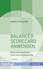 Buchcover Balanced Scorecard anwenden