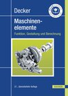 Buchcover Decker Maschinenelemente