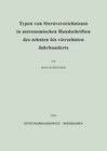 Buchcover Typen von Sternverzeichnissen in astronomischen Handschriften des zehnten bis vierzehnten Jahrhunderts