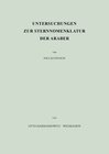 Buchcover Untersuchungen zur Sternnomenklatur der Araber