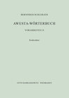 Buchcover Awesta-Wörterbuch
