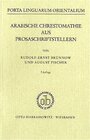 Buchcover Arabische Chrestomathie aus Prosaschriftstellern