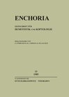 Buchcover Enchoria 13 (1985)