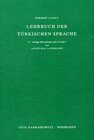 Buchcover Lehrbuch der türkischen Sprache