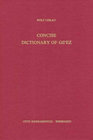 Buchcover Concise Dictionary of Gecez