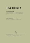 Buchcover Enchoria 16 (1988)