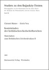 Buchcover Konträr-Index der hethitischen Keilschriftzeichen