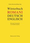 Buchcover Wörterbuch Romani - Deutsch - Englisch für den südosteuropäischen Raum