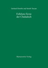 Buchcover Folklore-Texte der Chaladsch