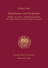 Buchcover Kontinuum und Proprium