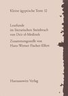 Buchcover Lesefunde im literarischen Steinbruch von Deir el-Medineh