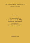 Buchcover Ein hymnischer Text in den Gräbern des Hwy, h-ms und Mry-R in El-Amarna