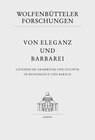 Buchcover Von Eleganz und Barbarei