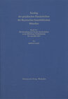 Buchcover Catalogus codicum manu scriptorum Bibliothecae Monacensis. (Handschriftenkatalog... / Codices graeci Monacenses / Katalo