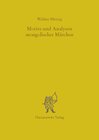 Buchcover Motive und Analysen mongolischer Märchen