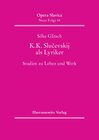 Buchcover K. K. Slucevskij als Lyriker