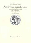 Buchcover Conradi Celtis Protucii Panegyris ad duces Bavariae