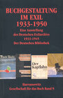 Buchcover Buchgestaltung im Exil 1933-1950