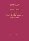 Buchcover Studien zur Pahlavi-Übersetzung des Avesta