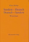 Buchcover Sanskrit-Deutsch /Deutsch-Sanskrit