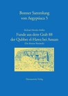 Buchcover Funde aus dem Grab 88 der Qubbet el-Hawa bei Assuan