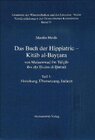 Buchcover Das Buch der Hippiatrie - Kitab al-Baytara