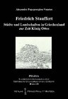 Buchcover Städte und Landschaften in Griechenland zur Zeit König Ottos (1833-1862)