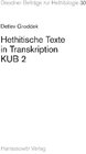 Buchcover Hethitische Texte in Transkription KUB 2