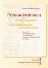 Buchcover Pränumerationen im 18. Jahrhundert als Geschäftsprinzip und Marktalternative