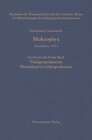 Buchcover Mokṣopāya - Textedition, Teil 1. Das erste und zweite Buch: Vairagyaprakarana Mumuksuvyavaharaprakarana