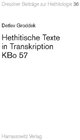 Buchcover Hethitische Texte in Transkription, KBo 57