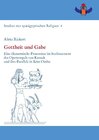 Buchcover Gottheit und Gabe