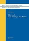 Buchcover "Herrschaft" in der Soziologie Max Webers