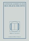 Buchcover Leipziger Jahrbuch zur Buchgeschichte 20 (2011/2012)