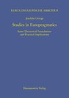 Buchcover Studies in Europragmatics