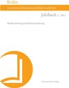 Buchcover Kodex Jahrbuch der Internationalen Buchwissenschaftlichen Gesellschaft 3 (2013)