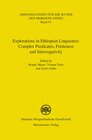 Buchcover Explorations in Ethiopian Linguistics: Complex Predicates, Finiteness and Interrogativity