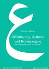 Buchcover Offenbarung, Ästhetik und Koranexegese