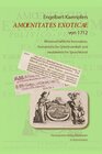 Buchcover Engelbert Kaempfers Amoenitates Exoticae von 1712